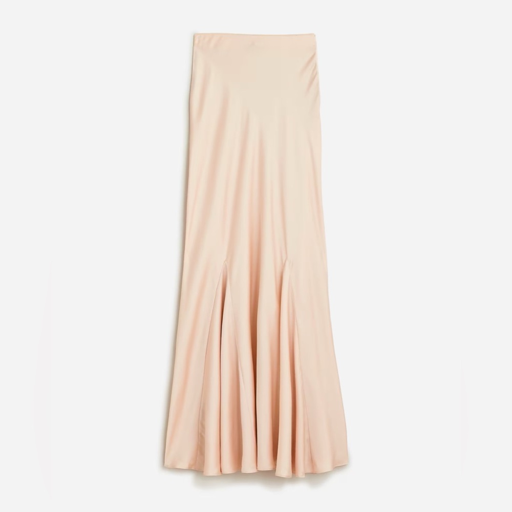 J.Crew Collection drapey slip skirt in featherweight satin - Picture 7 of 8